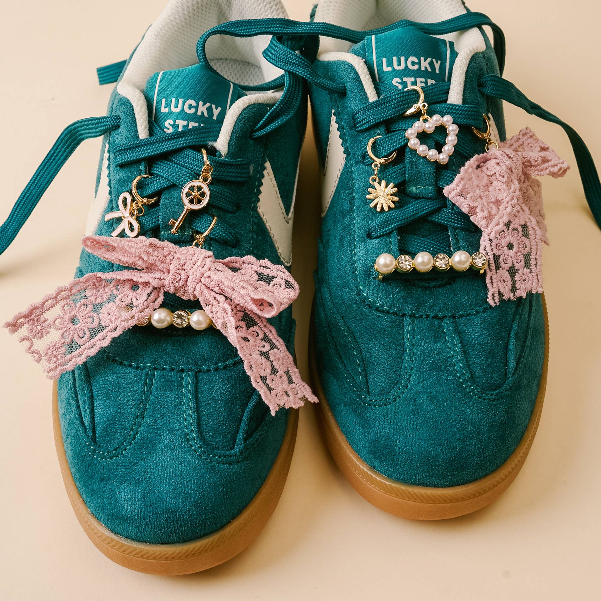 Dazzle Shoe Charm Pack-Key To My Heart