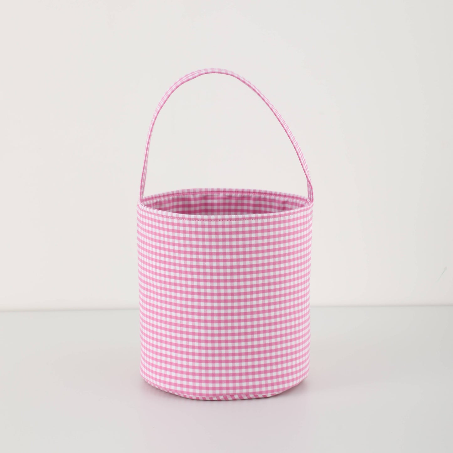 Gingham Bucket Bag