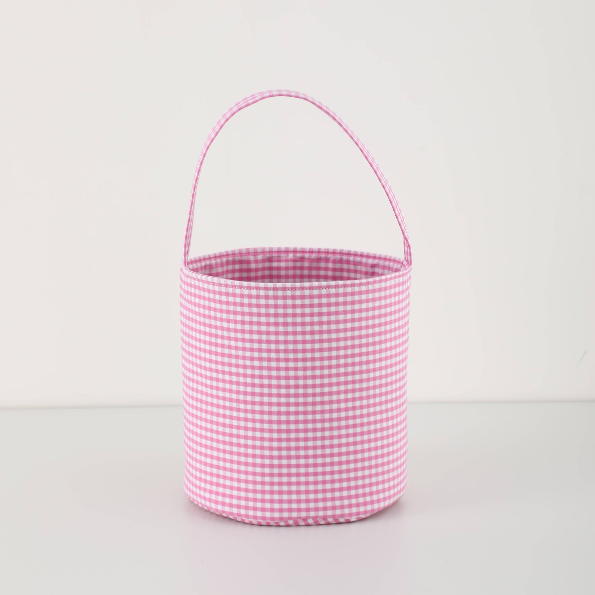 Gingham Bucket Bag