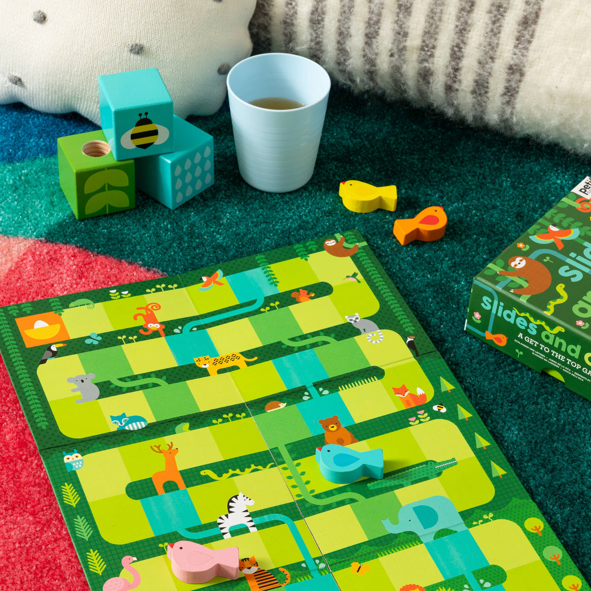 Slides and Climbs: A Get to the Top Game
