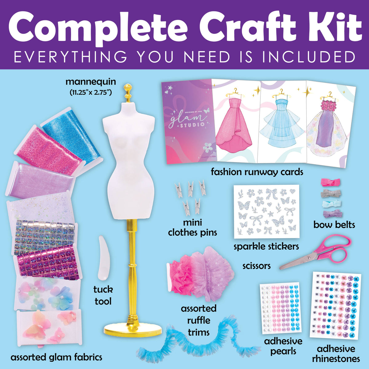 Designed By You Glam | Fashion Design Studio Craft Kit