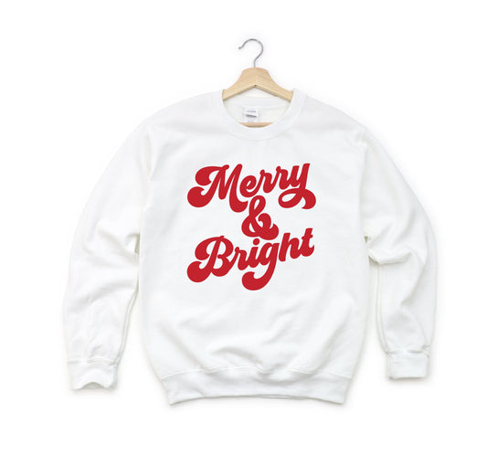 Bold Merry and Bright Sweatshirt