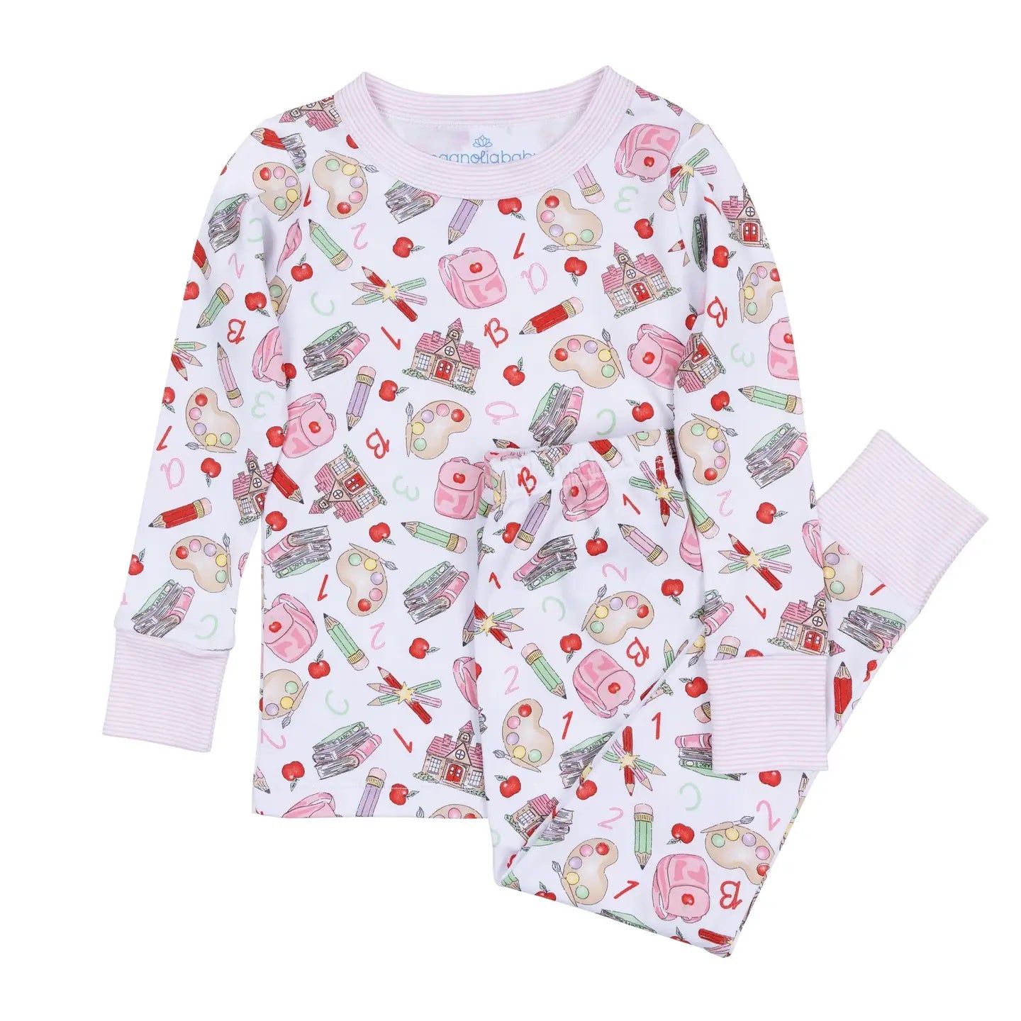 School Day Sweetness Long PJs | Pink