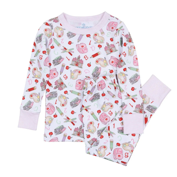 School Day Sweetness Long PJs | Pink