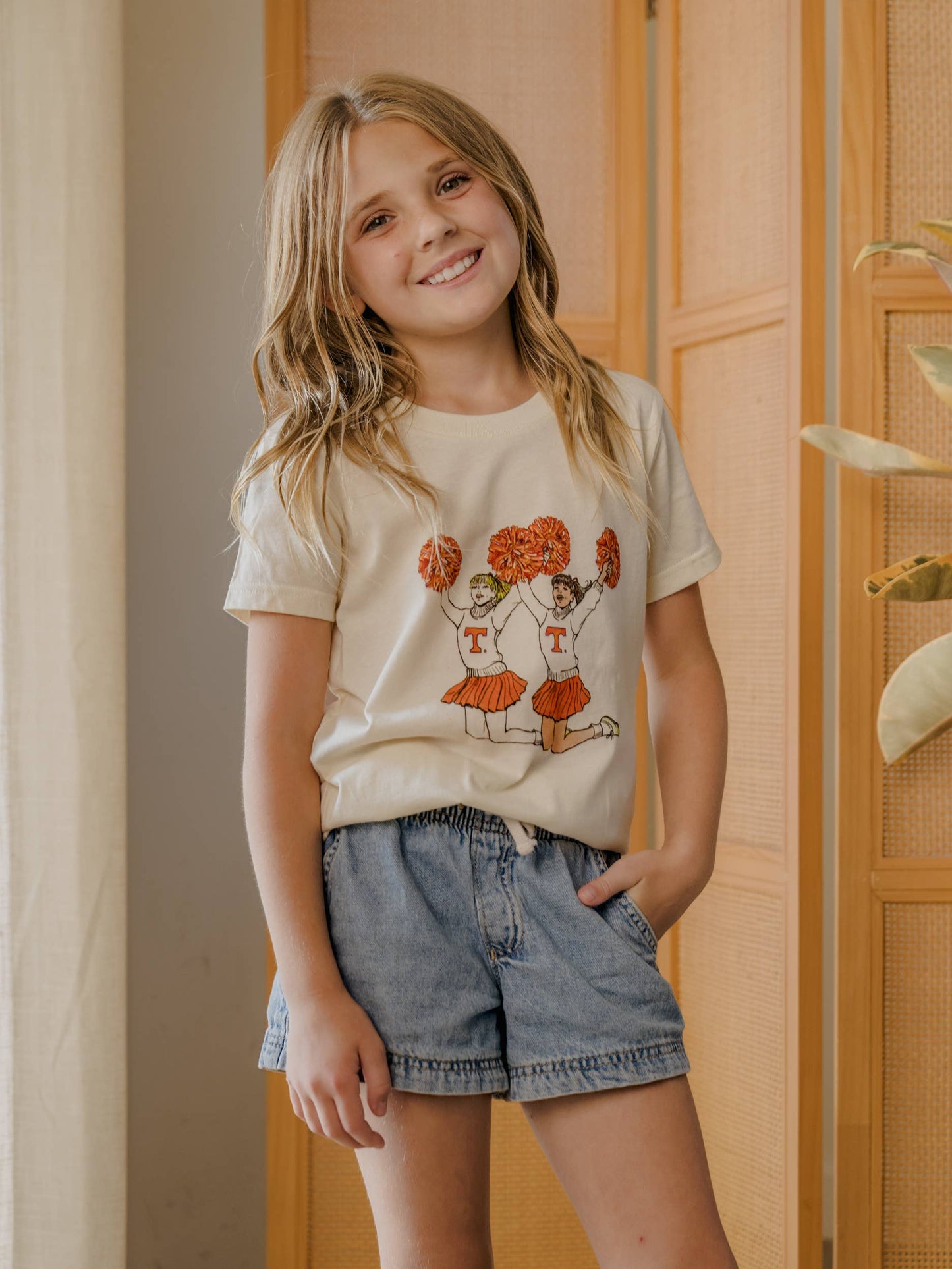 Children's Tennessee Volunteers Cheer Off White Tee