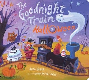Goodnight Train Halloween Board Book | June Sobel