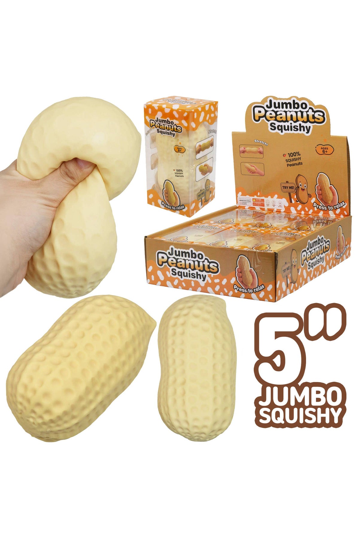 Jumbo Peanut Squishy
