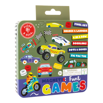 Magnetic Fun & Games Tin | Cars