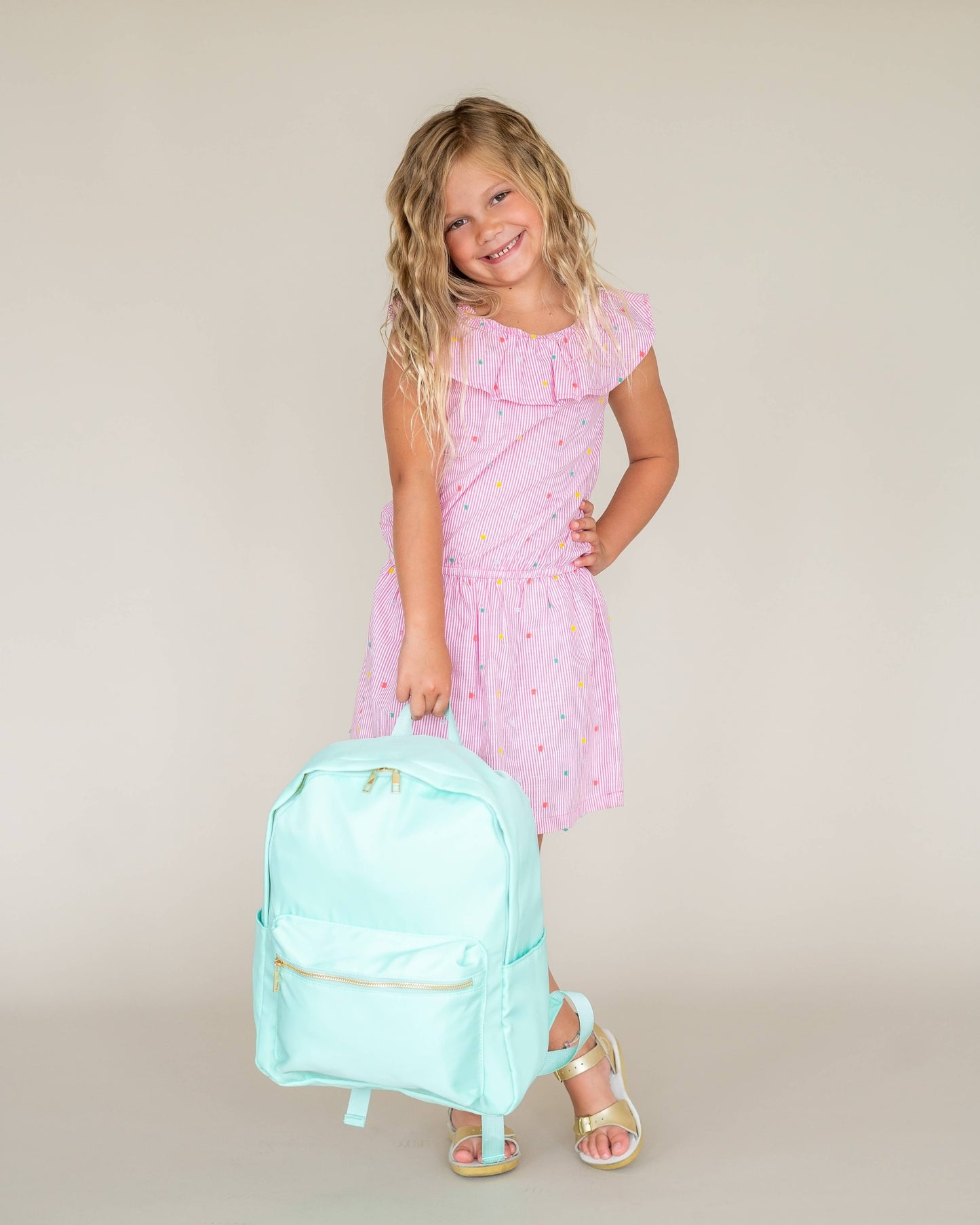 Charlie Backpack | Mint (Includes 3 Patches!)