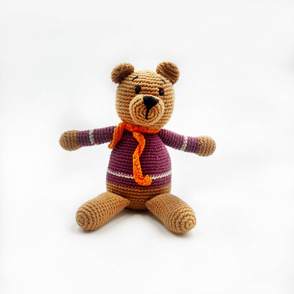 Teddy Bear Rattle | Teal