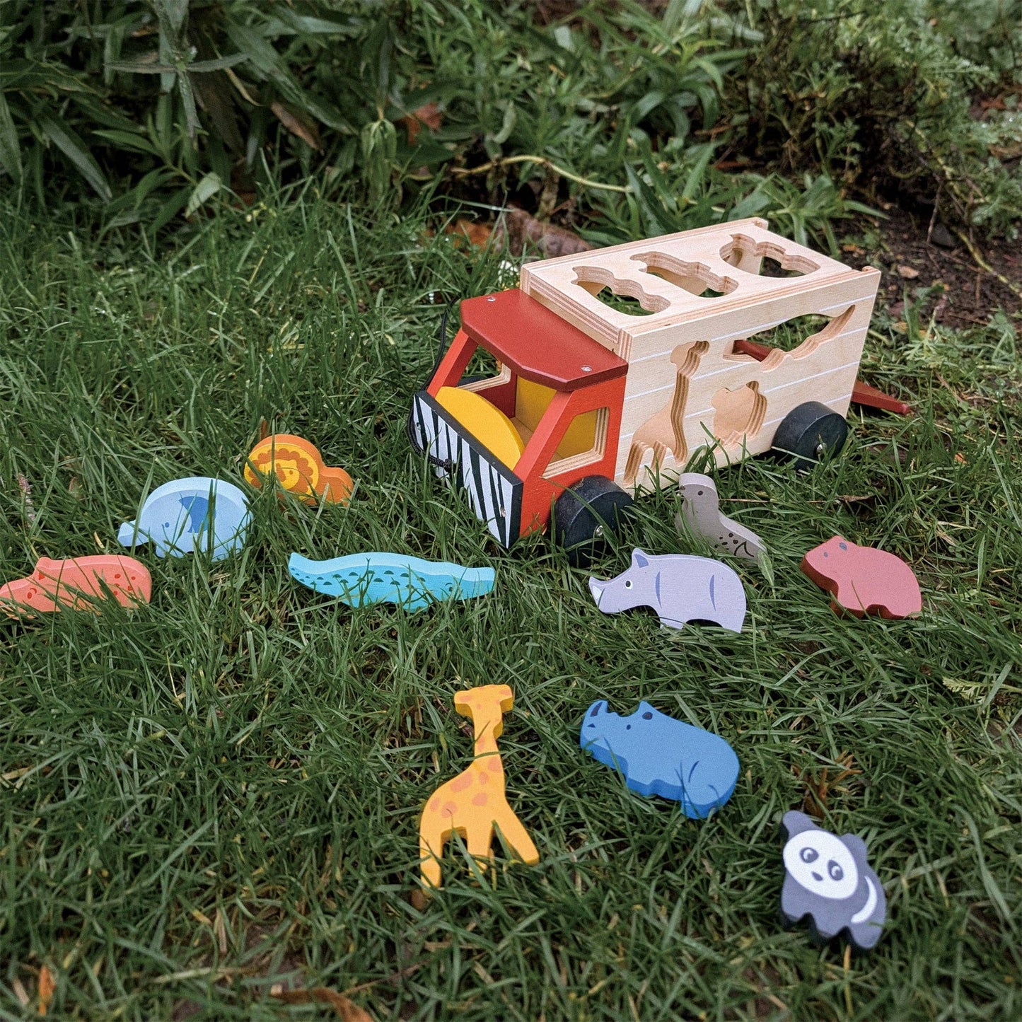 Shape Sorting Safari Truck