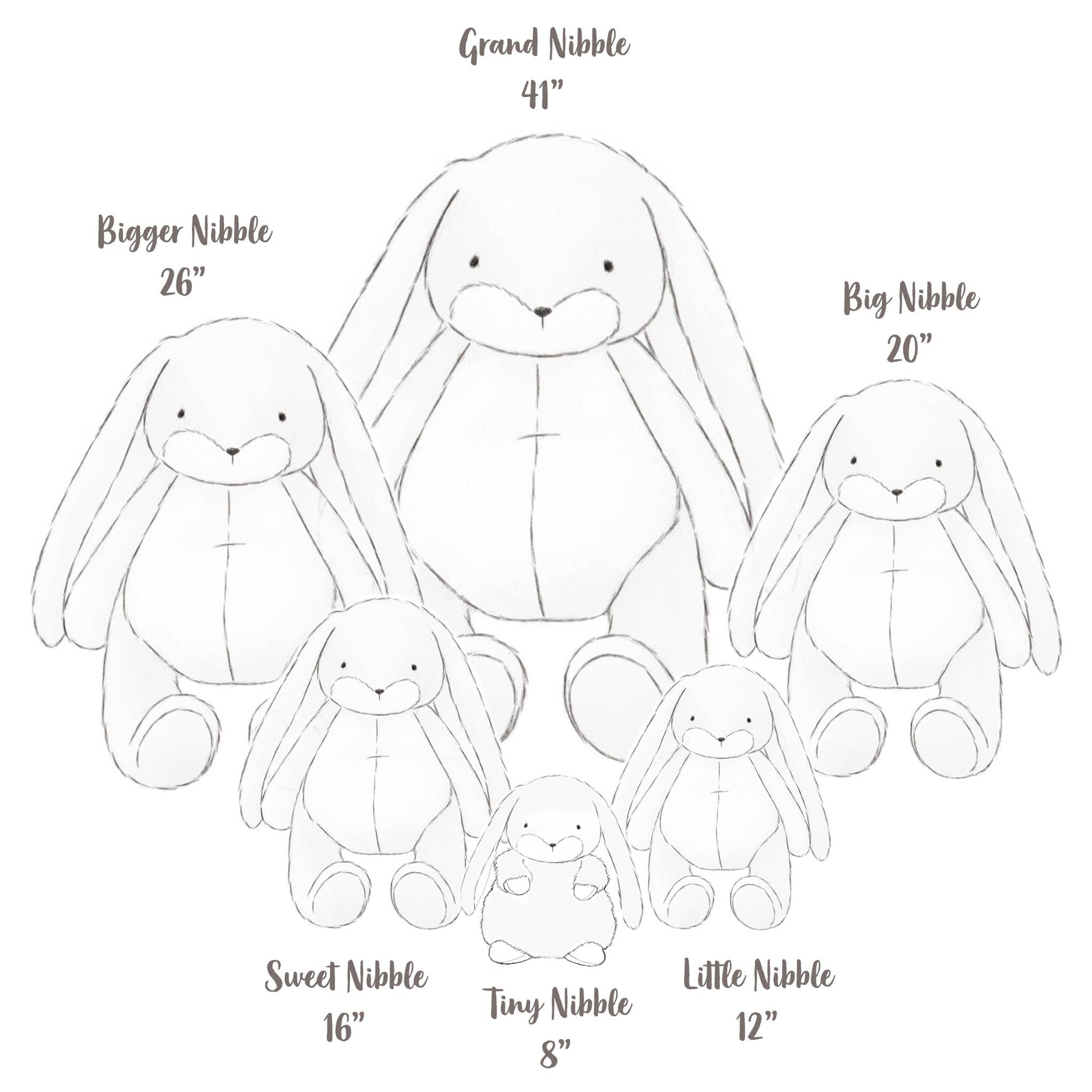 Little Nibble 12" Bunny | Maui Blue (Personalization Included)