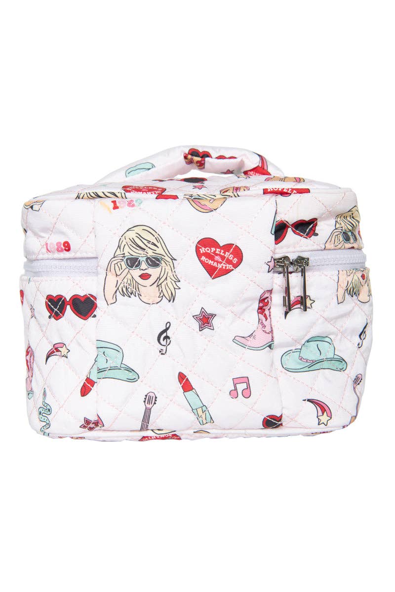 Pop Icon Cosmetic Bag | Light Pink