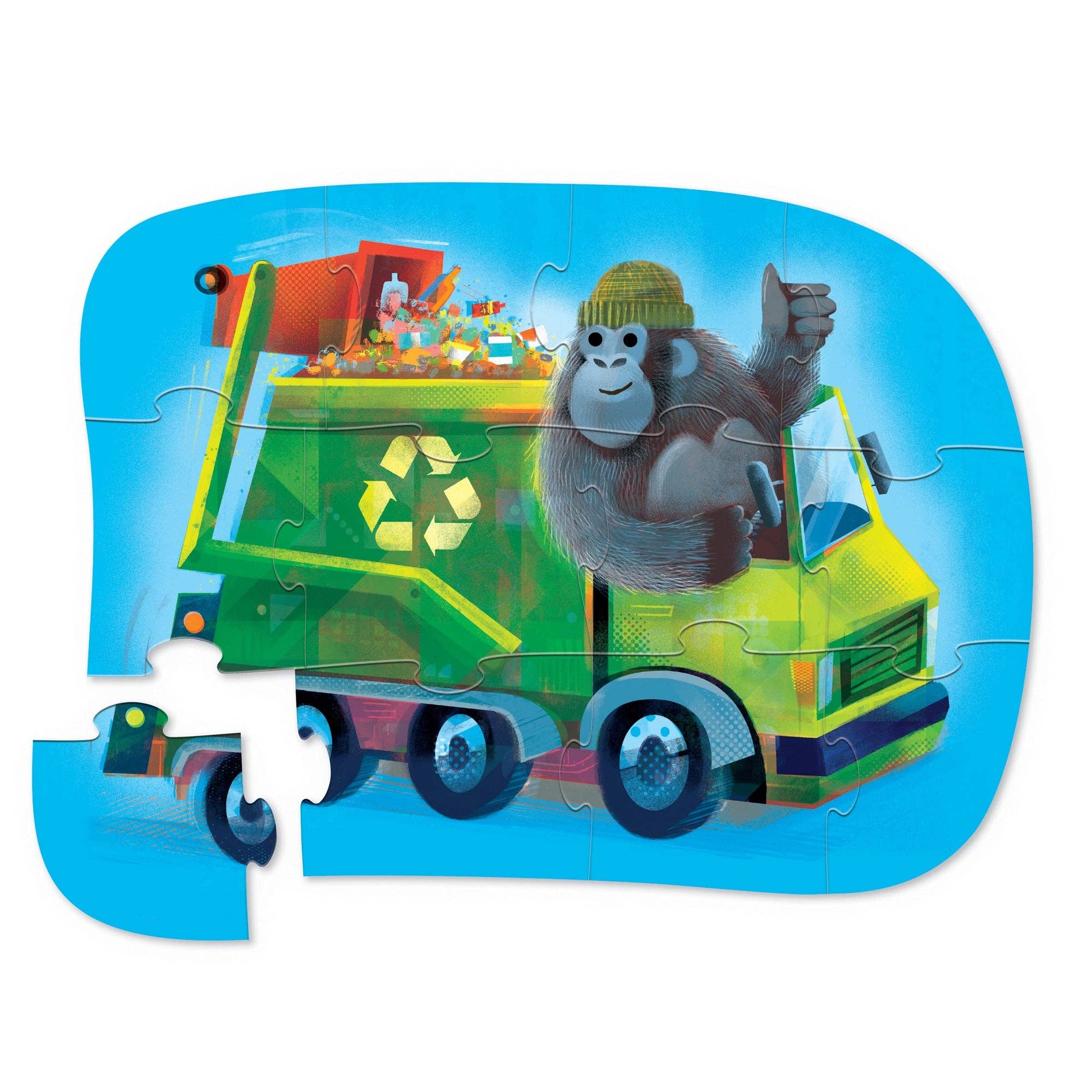12-Piece Mini Puzzle - Go Gorilla