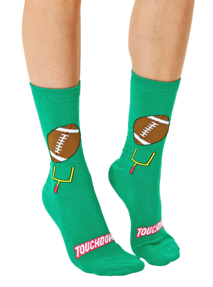 3D Packaged Kids Crew Socks | Football