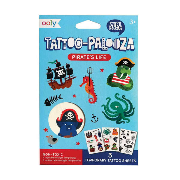 Mini Temporary Tattoos | Pirate's Life