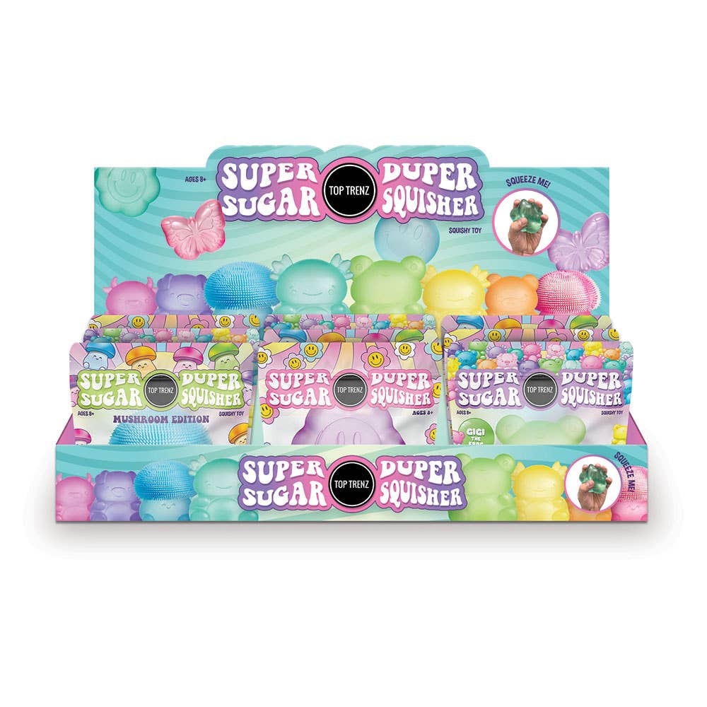 Super Duper Sugar Squisher Toy | Sprinkle Filled Cupcakes