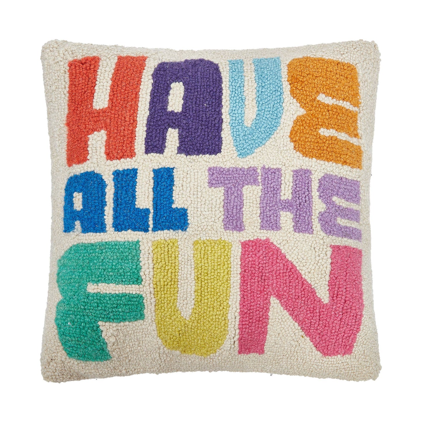 Have All The Fun Hook Pillow