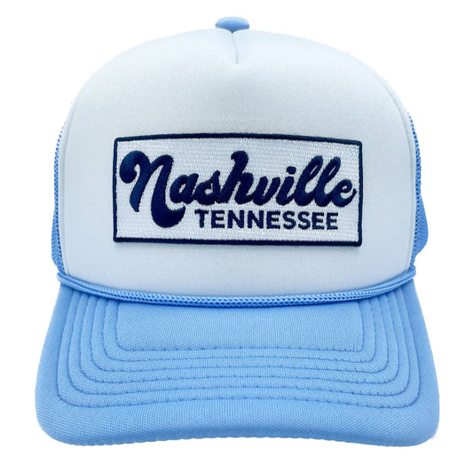 Retro Kids Nashville TN Trucker Hat | Red