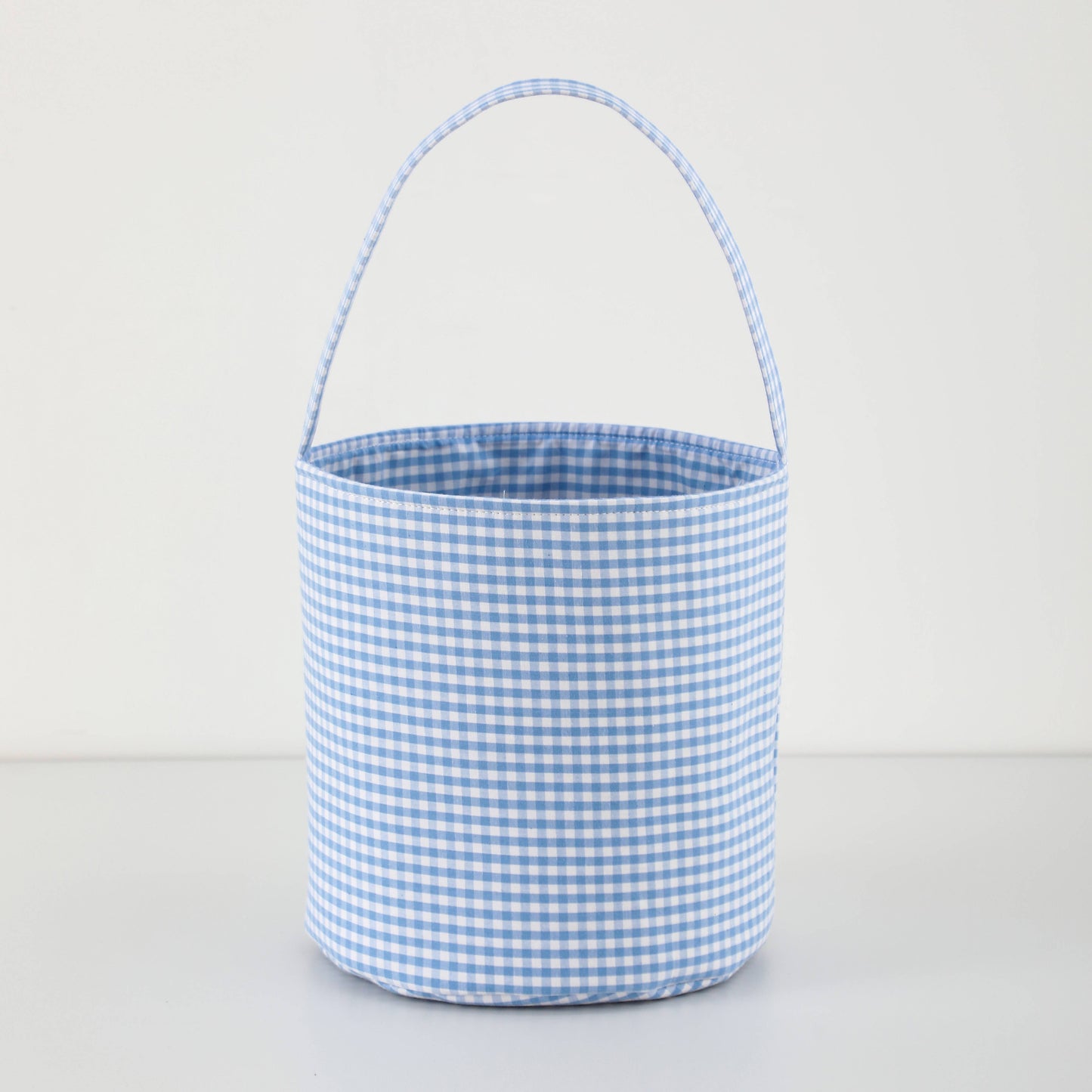 Gingham Bucket Bag