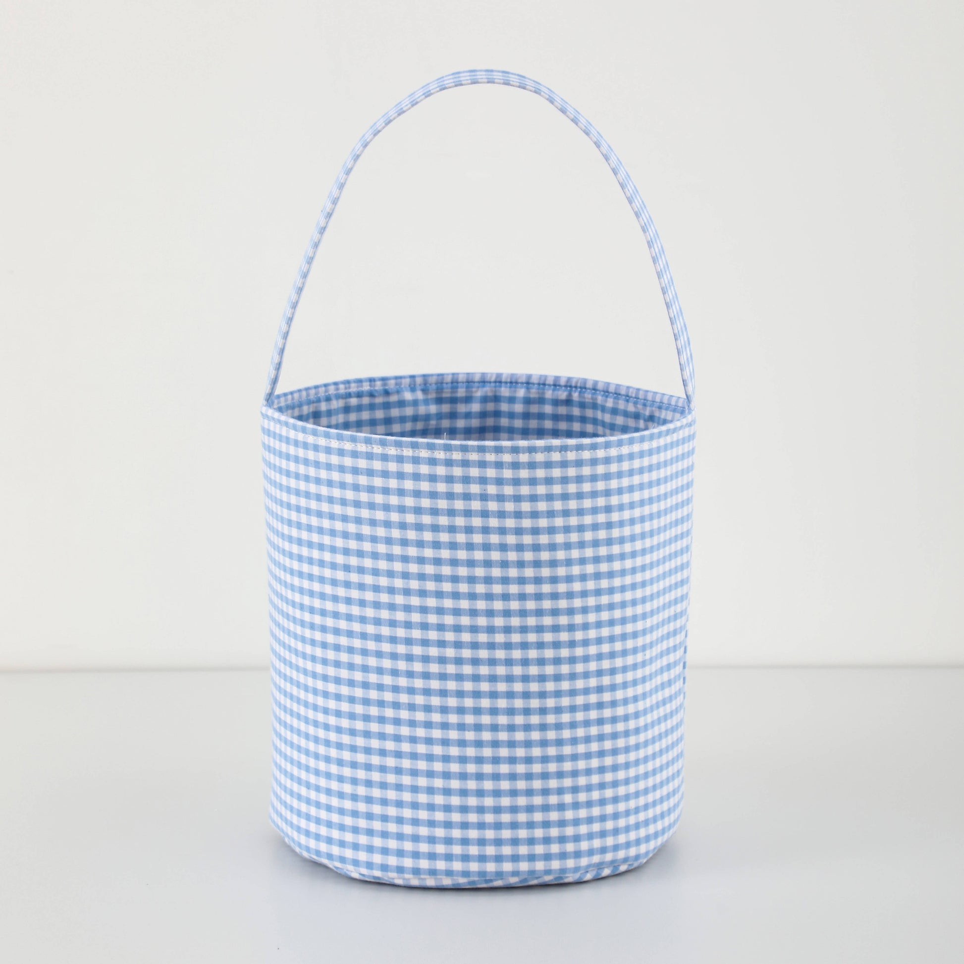 Gingham Bucket Bag