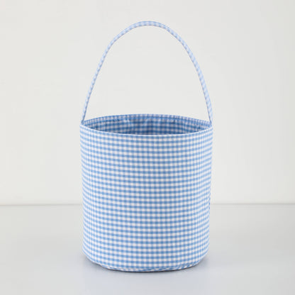 Gingham Bucket Bag