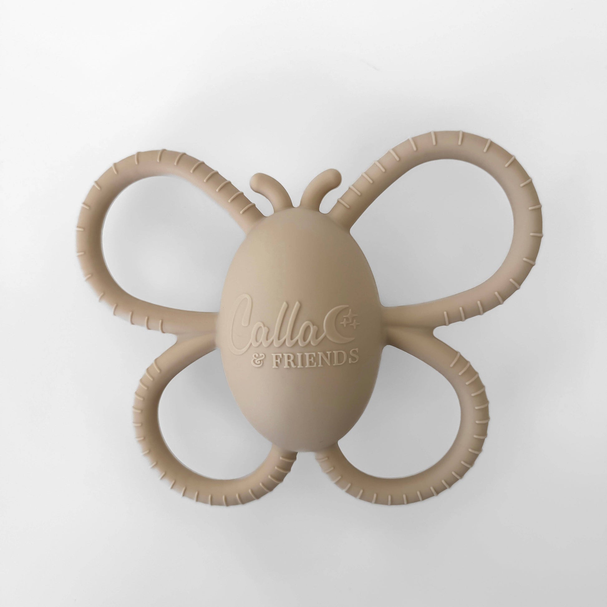 Garden Party Collection - Butterfly Rattle Teether | Petunia Pink