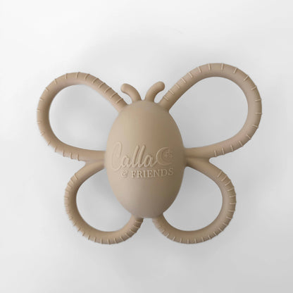 Garden Party Collection - Butterfly Rattle Teether | Petunia Pink