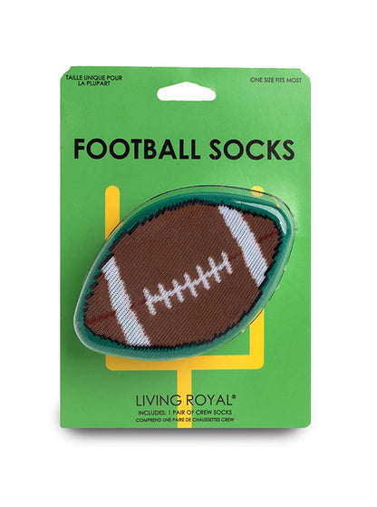 3D Packaged Kids Crew Socks | Football