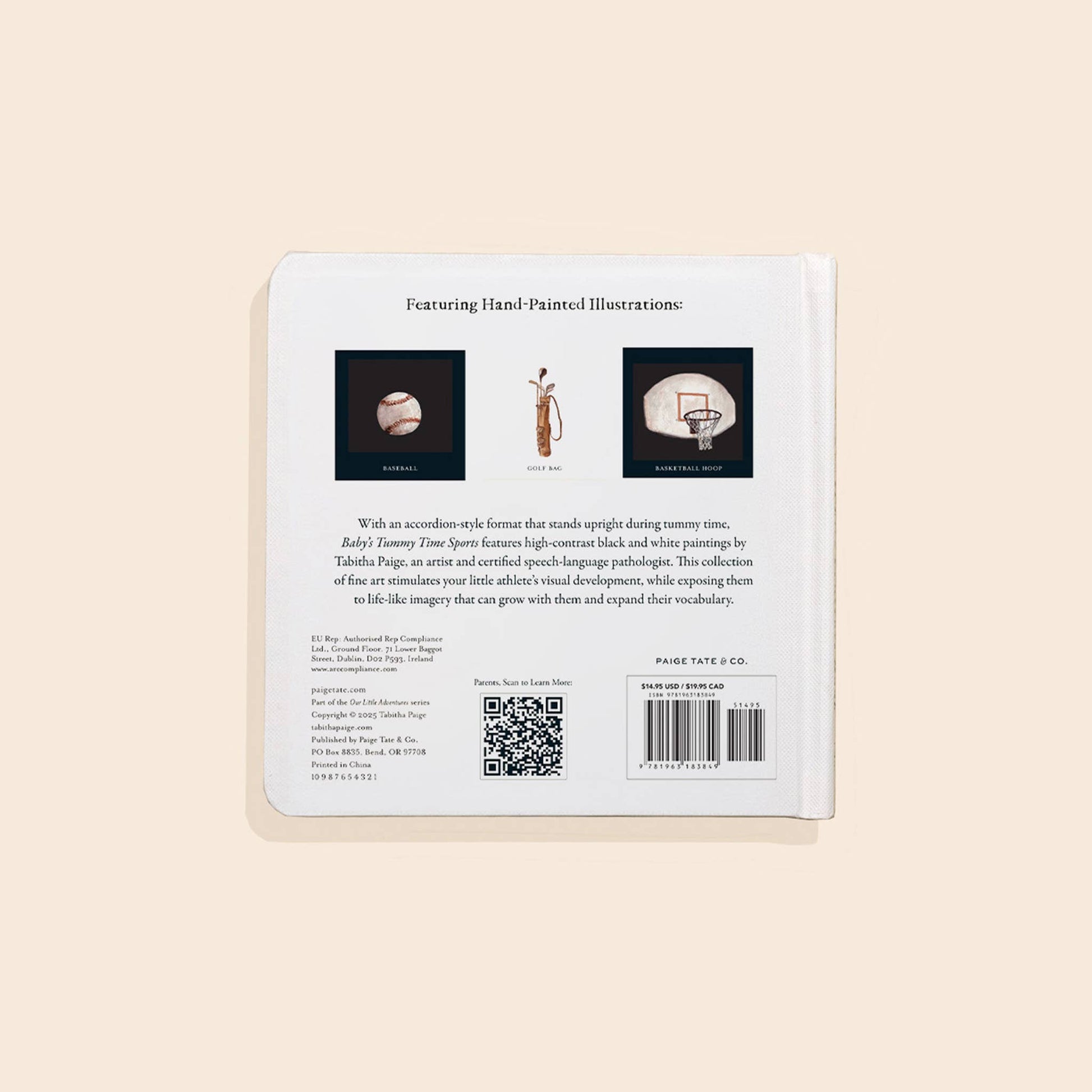 Baby's Tummy Time Sports | A Sports Board Book for Babies