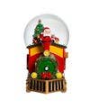 Musical Santa Driving Train Water Globe