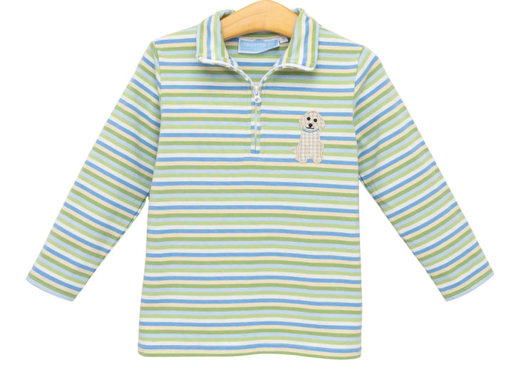 Puppy Quarter Zip Pullover