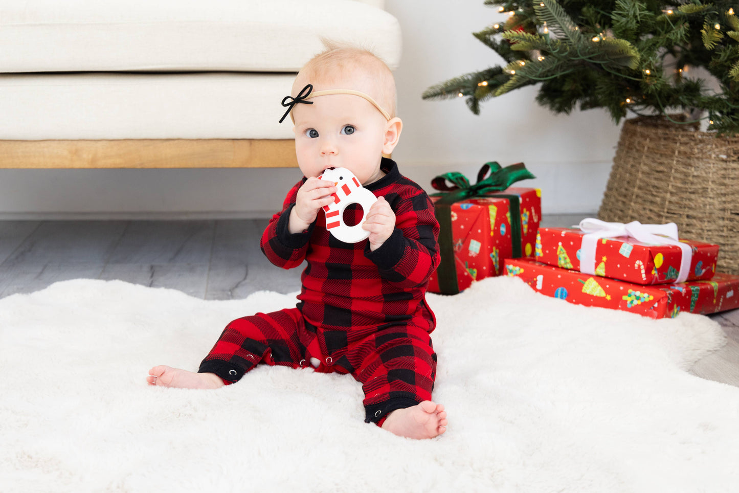 Silicone Christmas Teether | Holiday Snowman