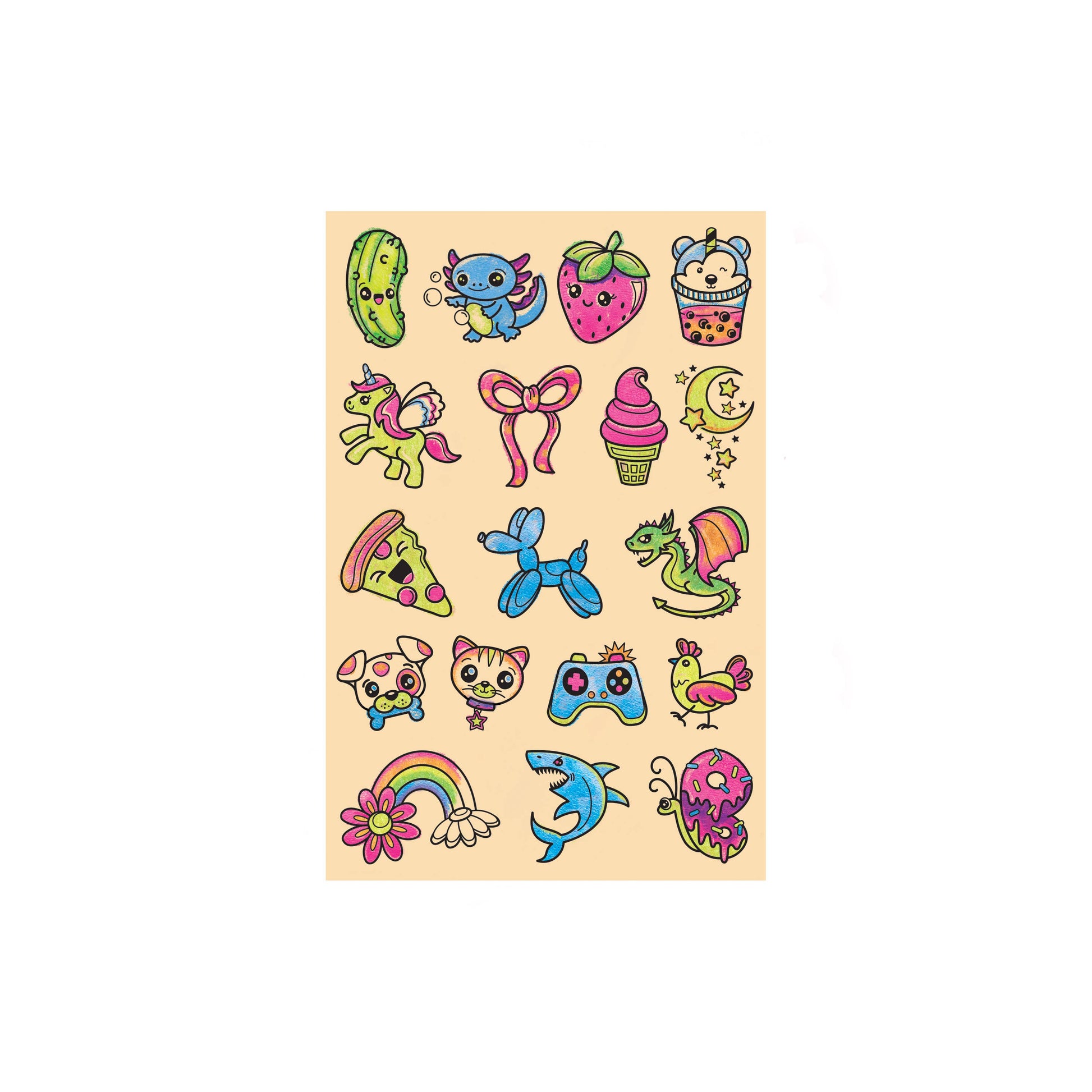 Color in Neon Tattoos