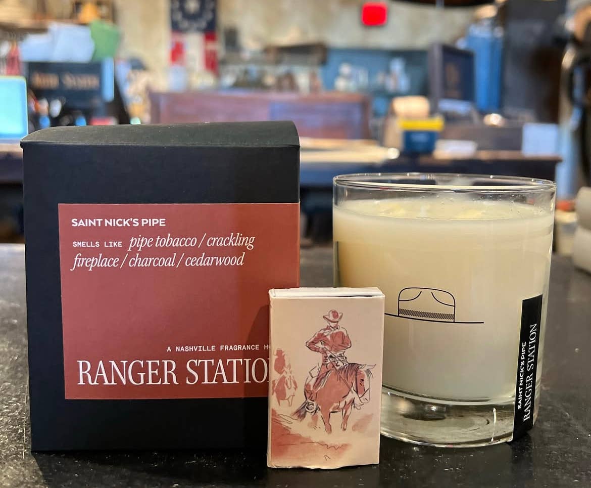 Saint Nick's Pipe Ranger Station Candle
