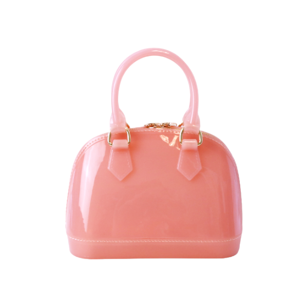 Floral Jelly Bowling Bag | Pink