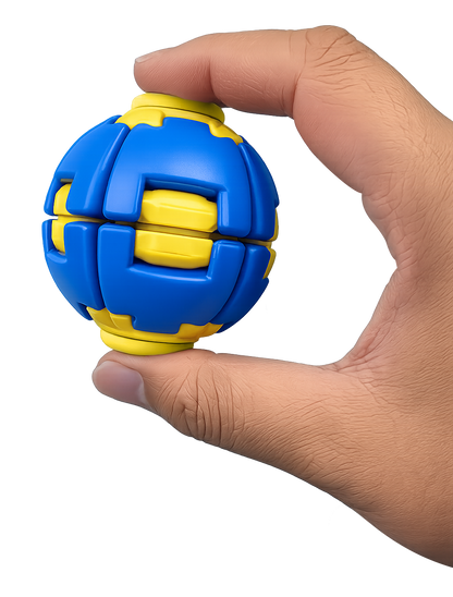 Power Spin Squeeze Fidget Ball | Assorted