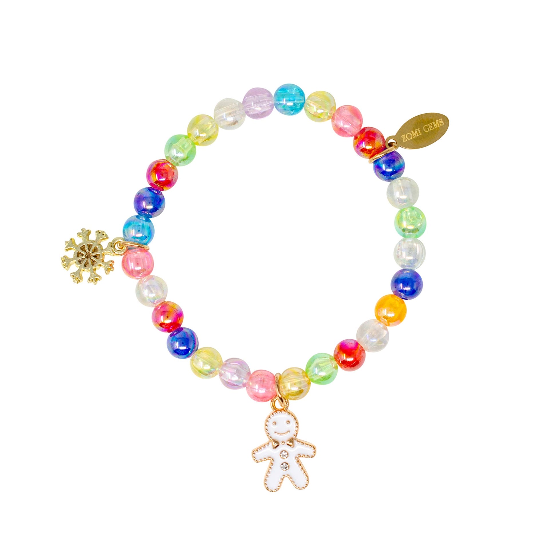 Christmas Holiday Stretchy Bracelets, assorted