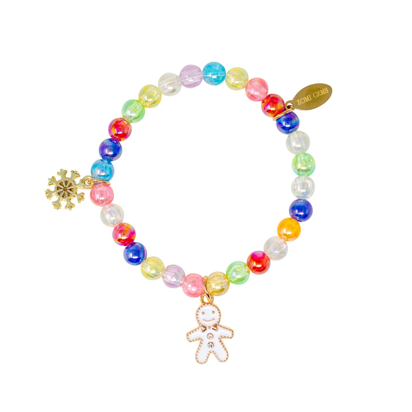 Christmas Holiday Stretchy Bracelets, assorted