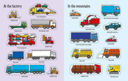 First Sticker Book Trucks | Usborne