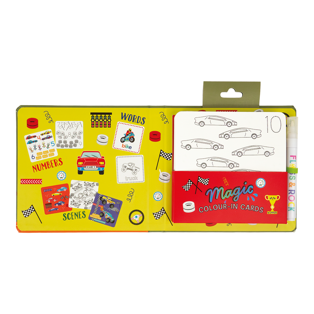 Magic Color Changing Water Cards | Cars