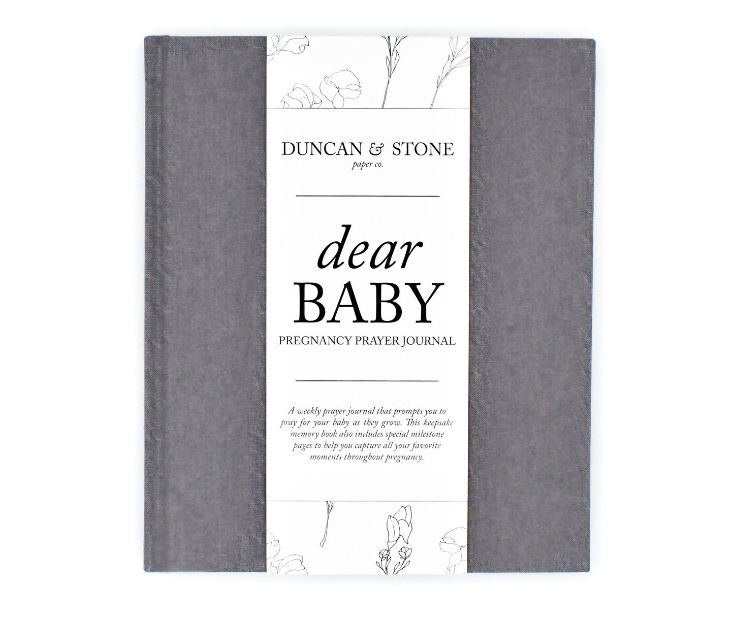 Dear Baby: A Pregnancy Prayer Journal & Memory Book for Moms | Ivory