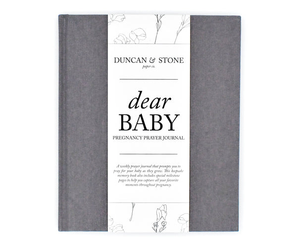 Dear Baby: A Pregnancy Prayer Journal & Memory Book for Moms | Ivory