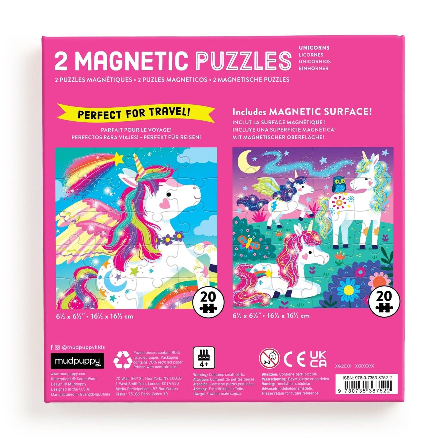 Unicorn Dreams Magnetic Puzzles