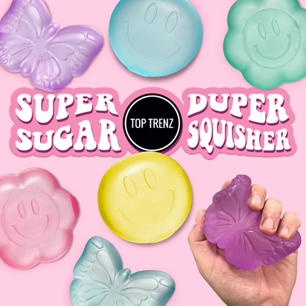 Super Duper Sugar Squisher Toy | Butterfly