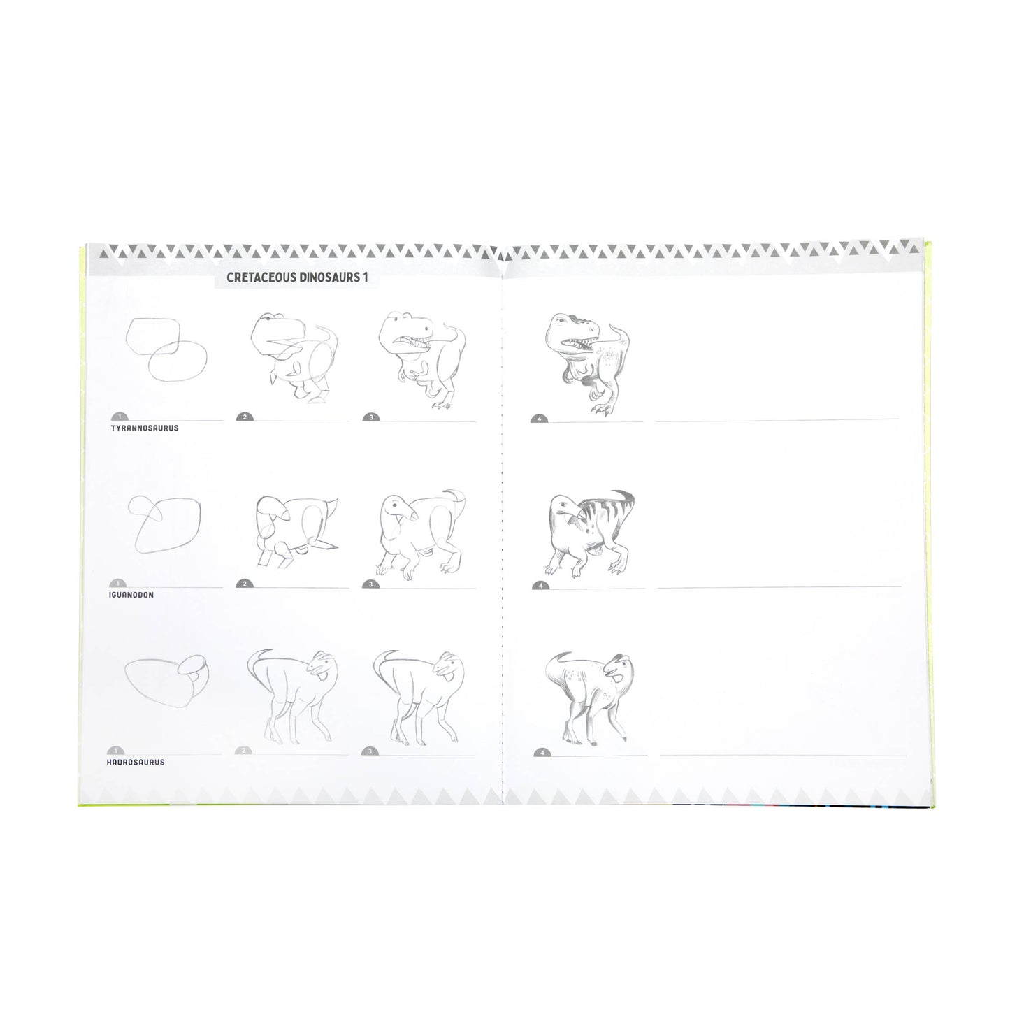 Learn to Draw Dinosaurs with Stickers