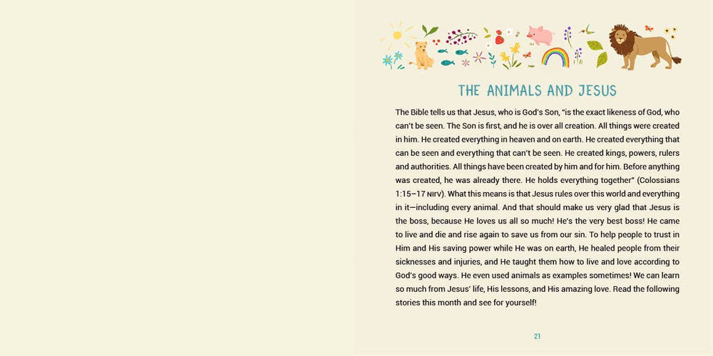 A Year of Bible Animal Stories