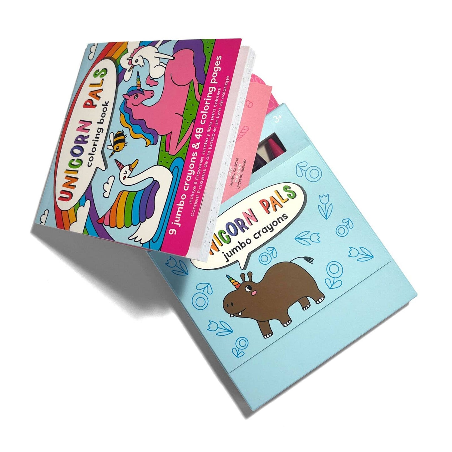 Carry Along Crayons & Coloring Book Kit | Unicorn Pals