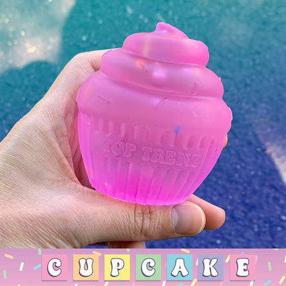 Super Duper Sugar Squisher Toy | Sprinkle Filled Cupcakes