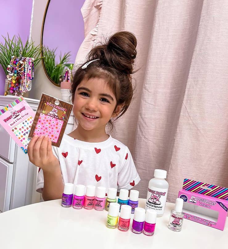 Princess Nail Art Piggy Paint Non-Toxic Nail Polish